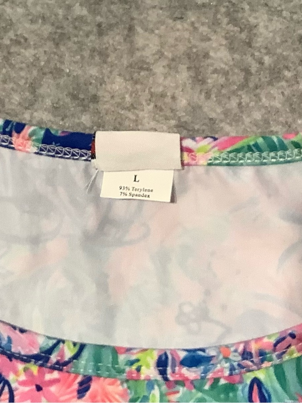 POCKETS!!! Pink Green Blue Tropical Floral Dress inspired by Disney motif - Picture 4 of 7
